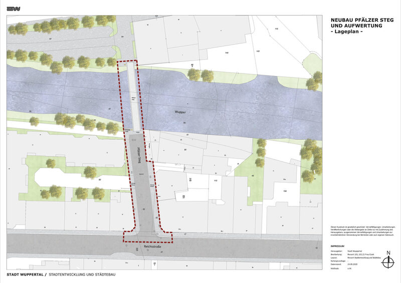 Pfälzer Steg - Lageplan